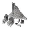 Stainless steel Angle code, 90-degree right-angle thickened triangular Angle iron layer plate support, furniture reinforcement, wooden board connection and fixing parts Item Picture